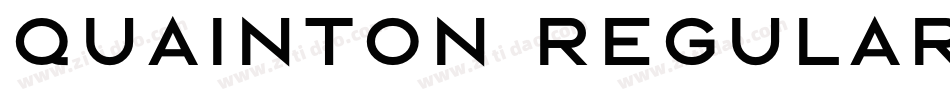 Quainton Regular字体转换